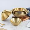 304 Stainless Steel Double Layer Heat-Insulated Ramen and Soup Bowl - Large Gold Noodle Mixing Bowl