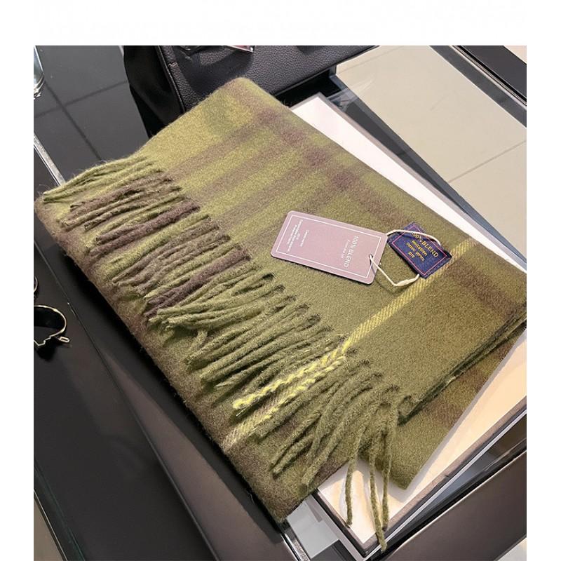 Classic British Plaid Scarf Men Women Soft Faux Cashmere Warm Winter Wrap 180x32cm Lightweight Chic Accessory