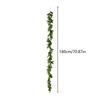 Artificial Cedar Garland 6Ft Realistic Reusable Cedar Artificial Pine Garland For Window Wall Table Staircase Mantle Gathering