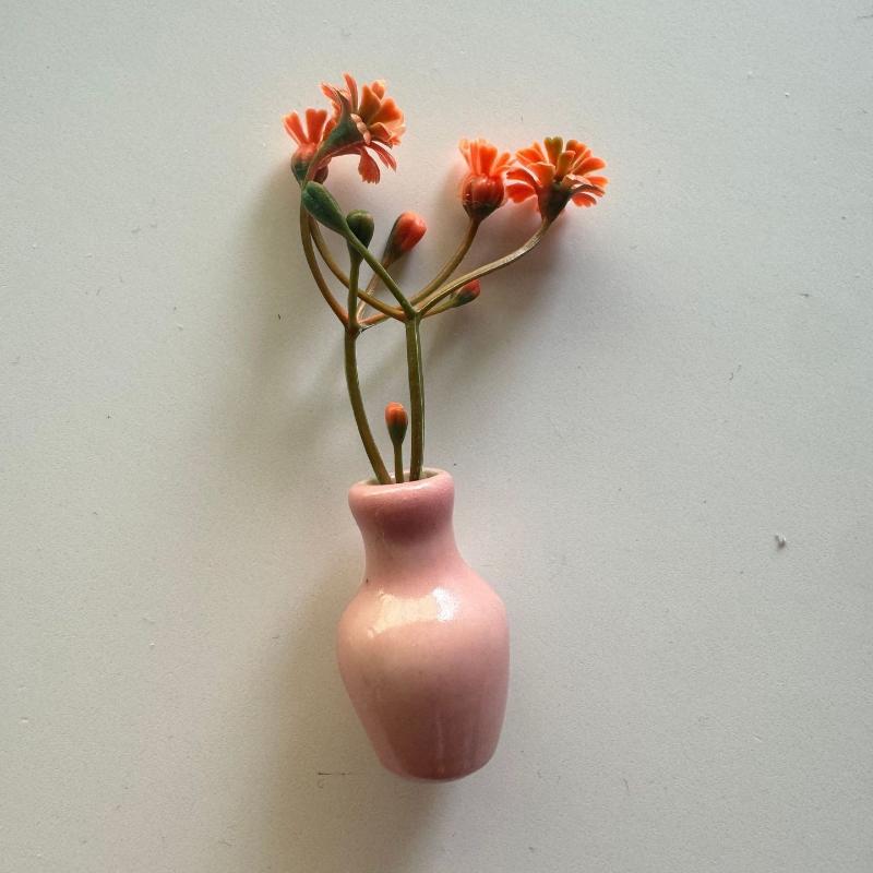 Mini Glass Bottle Flower Vase Fridge Magnets Big Small Sizes For Home Kitchen Diy Decoration Ornaments