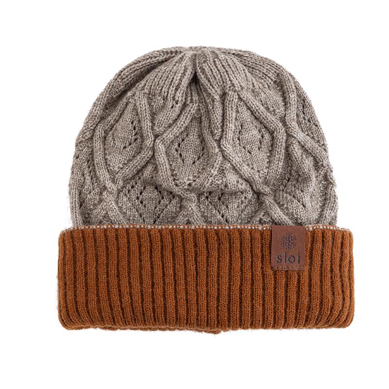 

Новые женские модные зимние шапки с широкими полями, различные способы ношения, двусторонняя шапка-бини, толстые вязаные шапки 56cm-60cm хаки