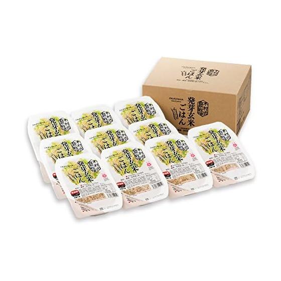 10 packs of Kimura-style naturally cultivated rice Asahi germinated brown rice from Okayama Prefecture