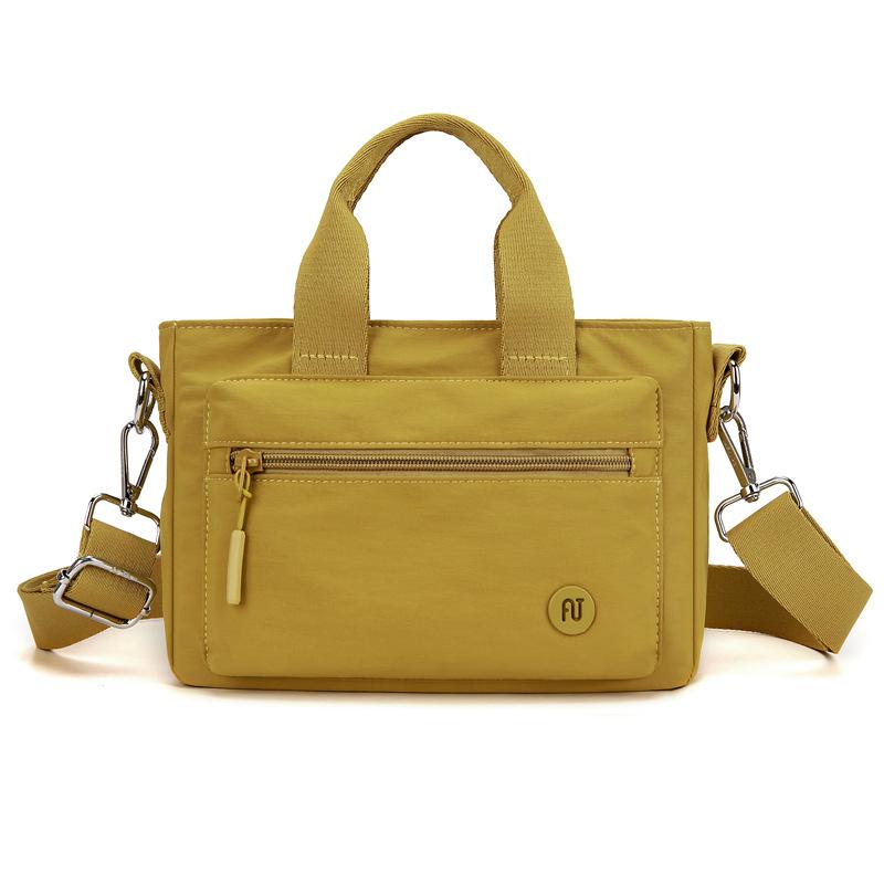 

Женская сумка однотонная сумка через плечо легкая сумочка темно-желтого