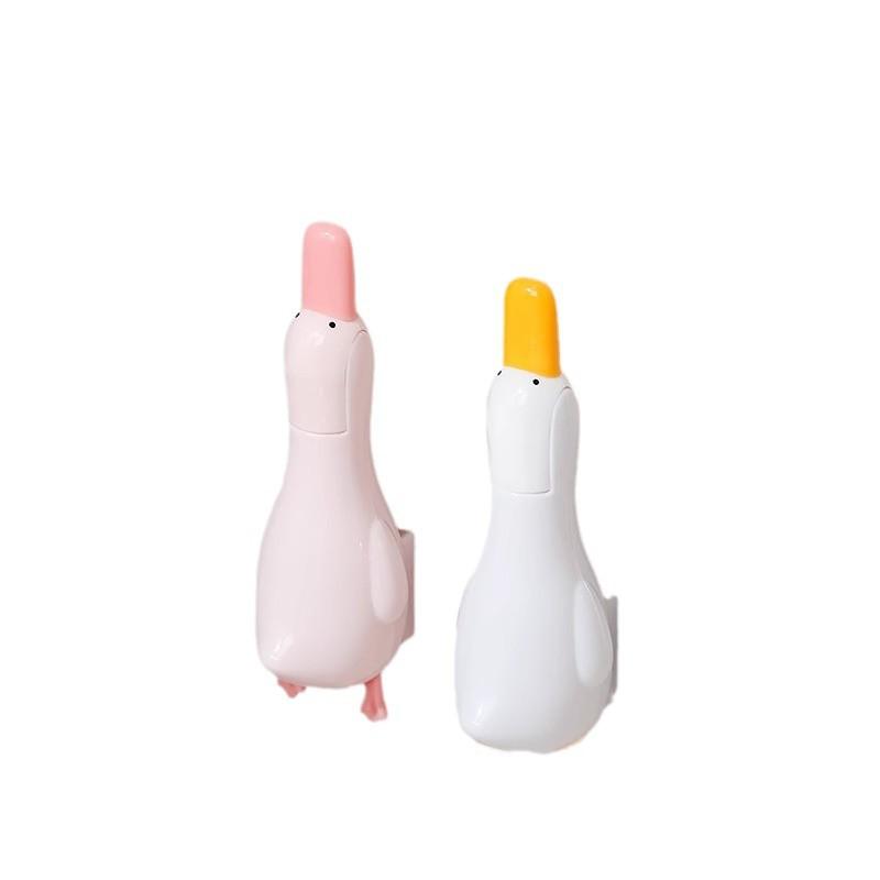 Cartoon Cute Duck Bathroom Hair Wall-mounted 2-in-1 Household Can Shovel Stain Cleaning Dirty Cleaning Clip