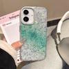 Gradual change color glitter case Suitable for Apple 16 mobile phone case iPhone17promax rhinestone lens IMD case 14/15