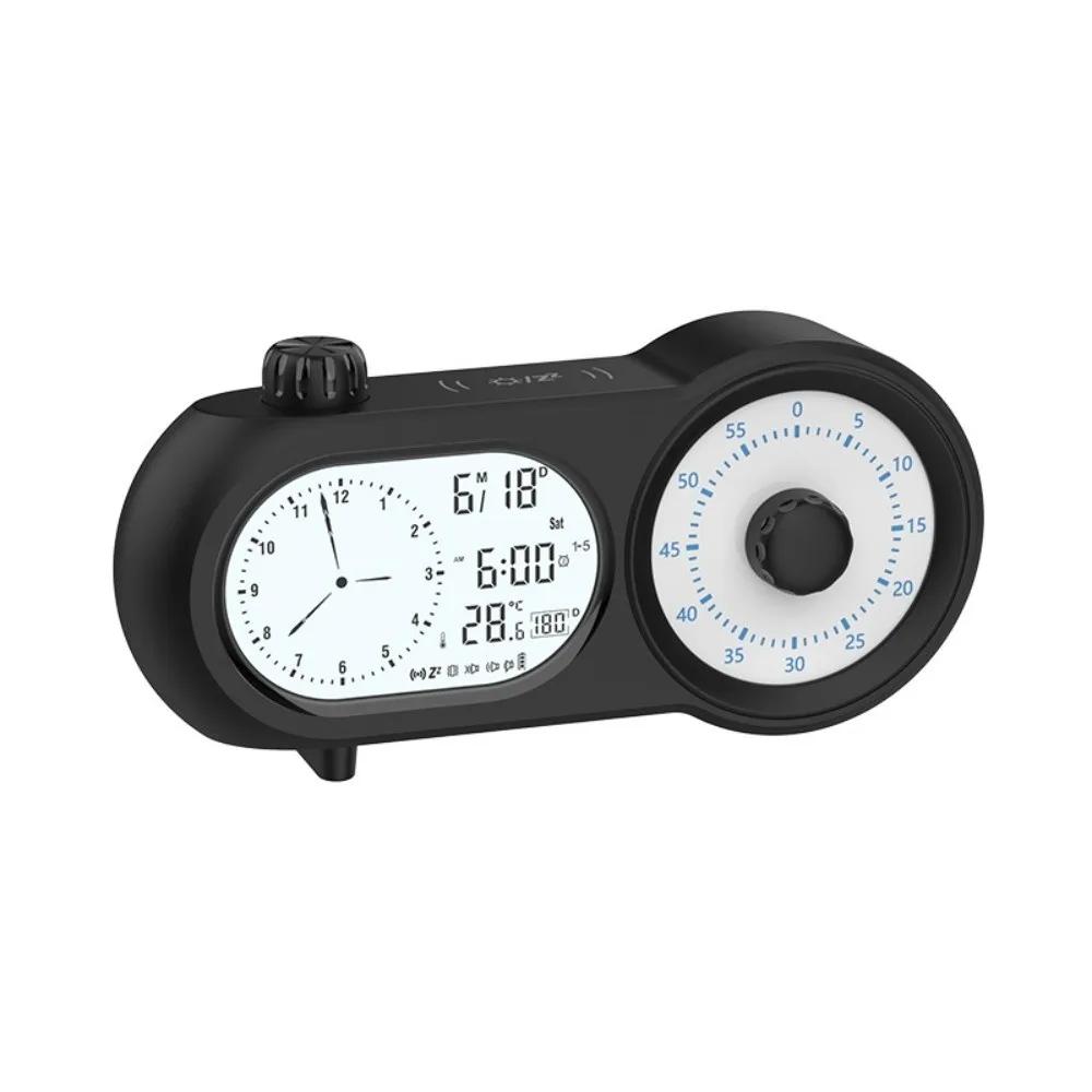 New Dual Screen Alarm Clock Multi Functional Visual Display Countdown Timer Table Clock Student Time Management