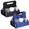 Solid Base Take Out Drink Holder Holds 6 Cups Coffee Cup Tote Bag Cup Organizer Pockets  Office