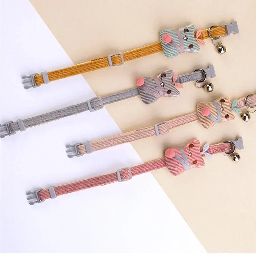 1PC Pet Collar Cute Cartoon Tree Man Bell Collar Cat Necklace