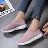 The New 3D Flying Woven Mesh Surface Breathable Single Shoes Large Size Women's Shoes 35-43
