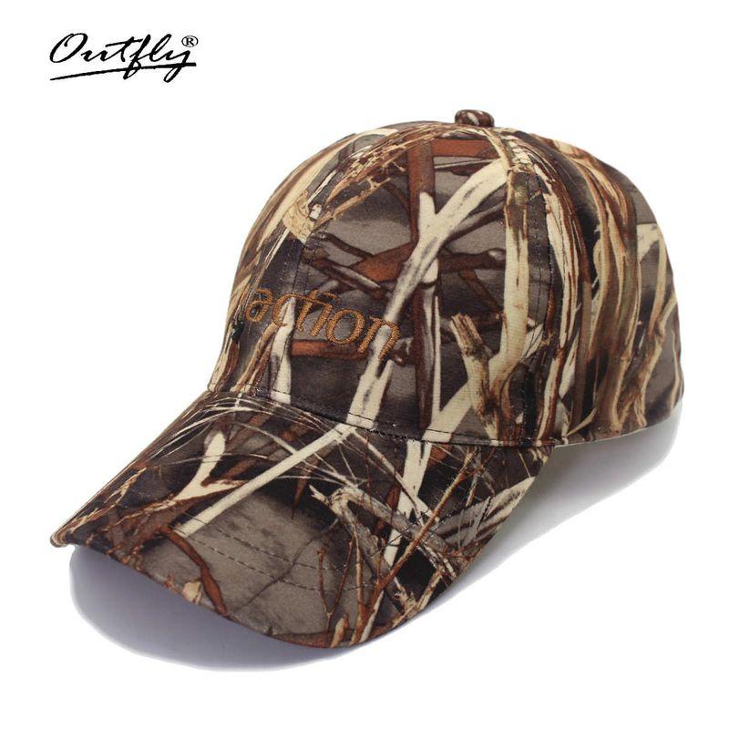 

Hat Fishing Hiking Camping Sun Hat Baseball Jungle Camouflage Duck Tongue Outdoor Men Bionic Hat Cap Breathable Swamp Reed Adjustable
