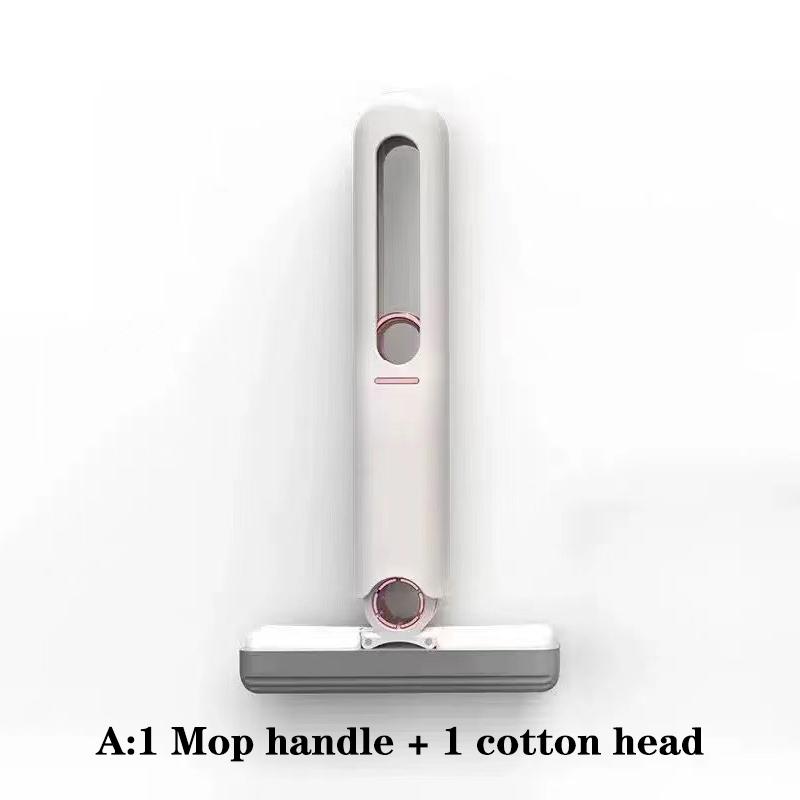 Mini balai de nettoyage portable à essorage automatique pour vitres, écrans, bureau, voiture, extérieur, maison