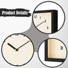Wall Clock Desk Decorative Modern Fashion Silent Home Decoration for Bedroom Kitchen Indoor