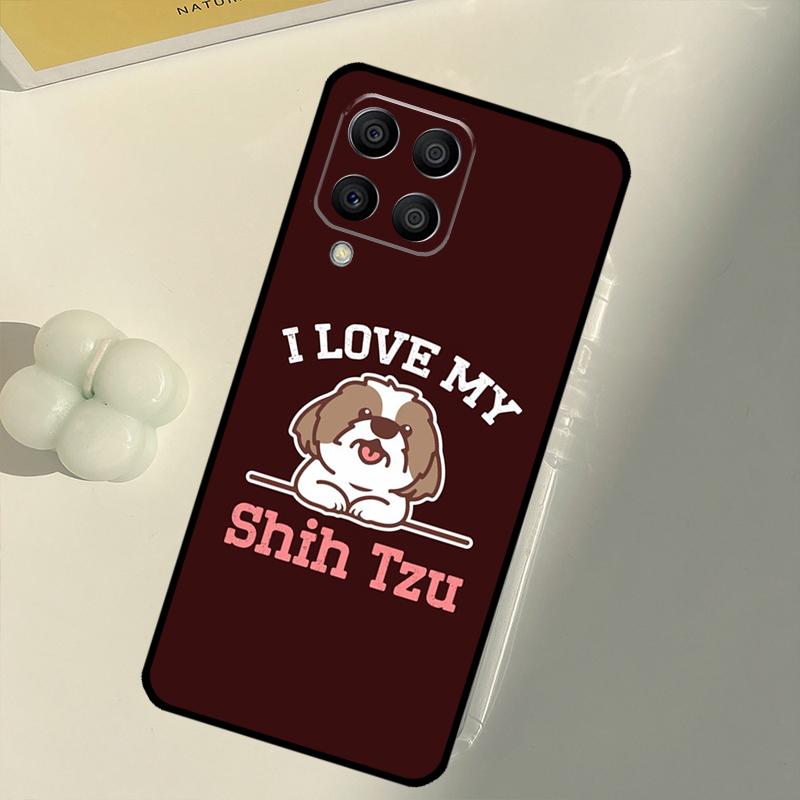 Cartoon Shih Tzu Dog For Samsung Galaxy M54 M21 M33 M53 M13 M12 M32 M52 M11 M31 M35 M55 M15 M14 M34 M06 M16 Case