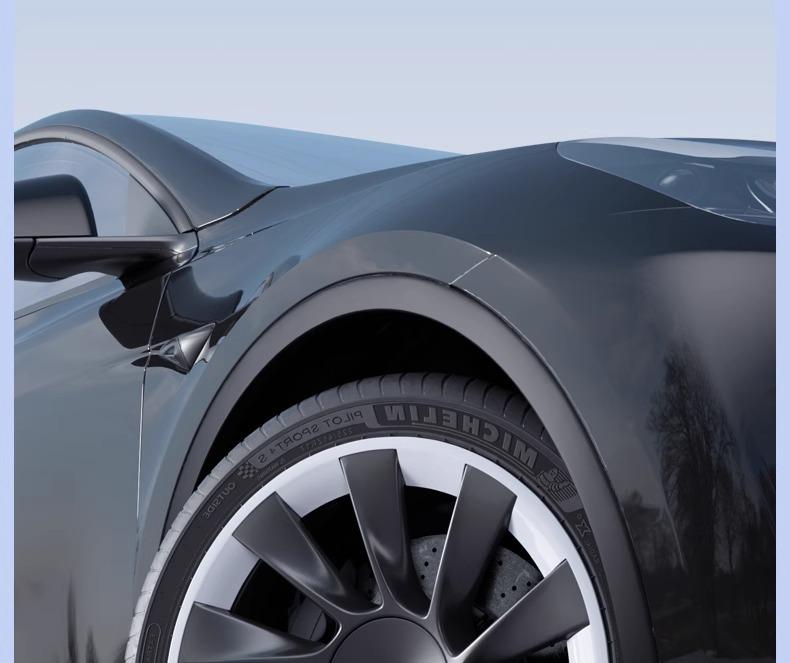 Tesla Model Y 20-Inch Wheel Rim Protective Hubcap - Anti-Scratch, Full Coverage Modification Accessory