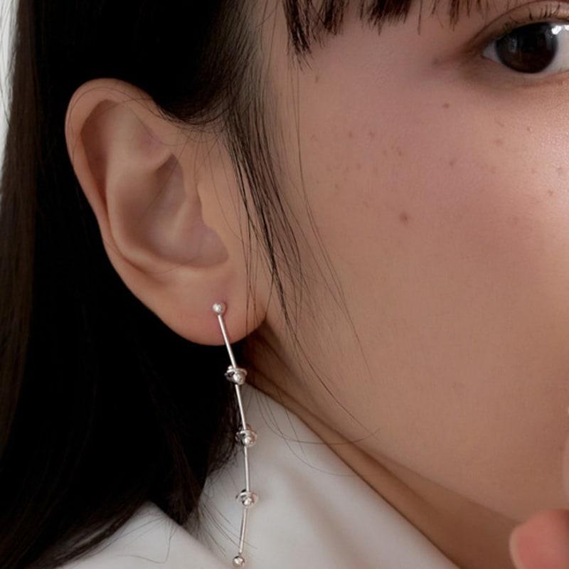 geegee [silver925] link chain drop earring