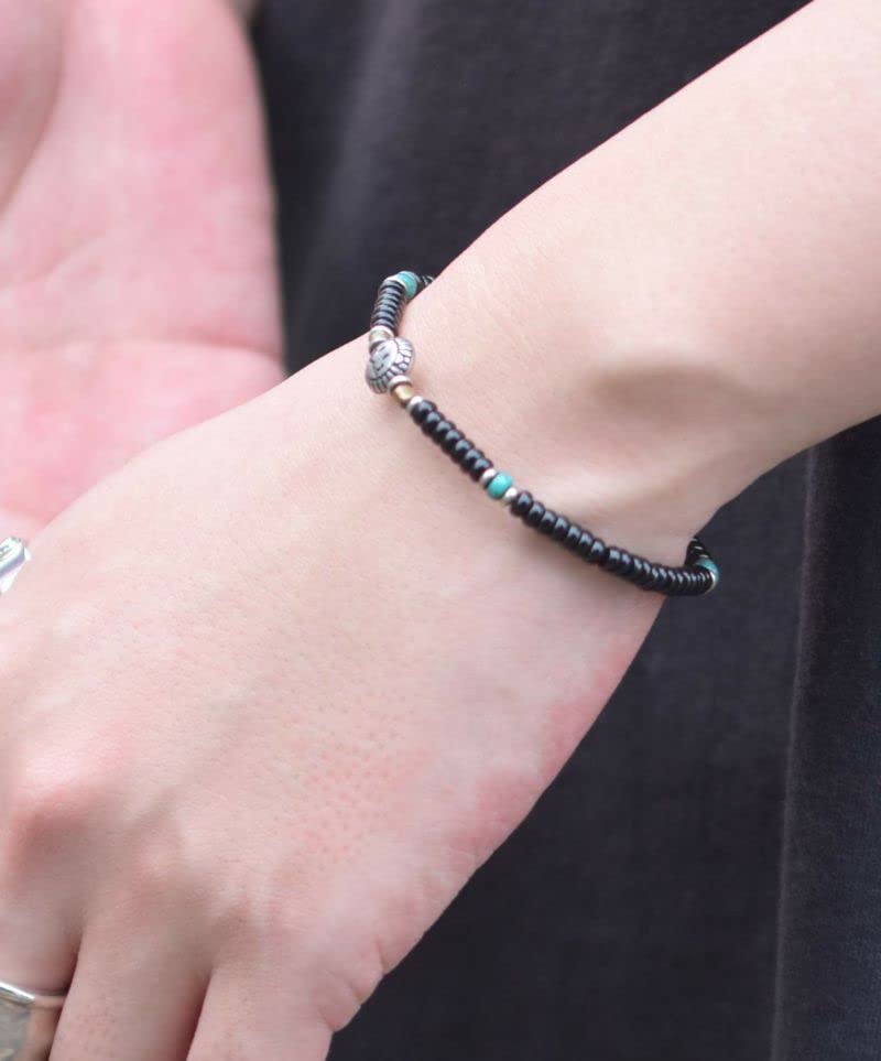 LION HEART Bracelet SunKu Collaboration Bead Bracelet TYPE C Onyx Men's