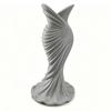 Twisted Design 3D Printed Flower Vases Gown-Shaped Decorative Vase  Office Tabletop Ornaments