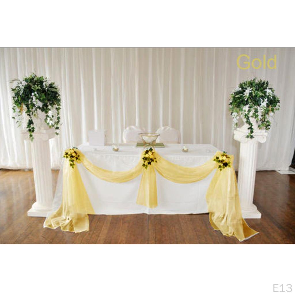 Fabric Bowknot Tulle Party Wedding Table