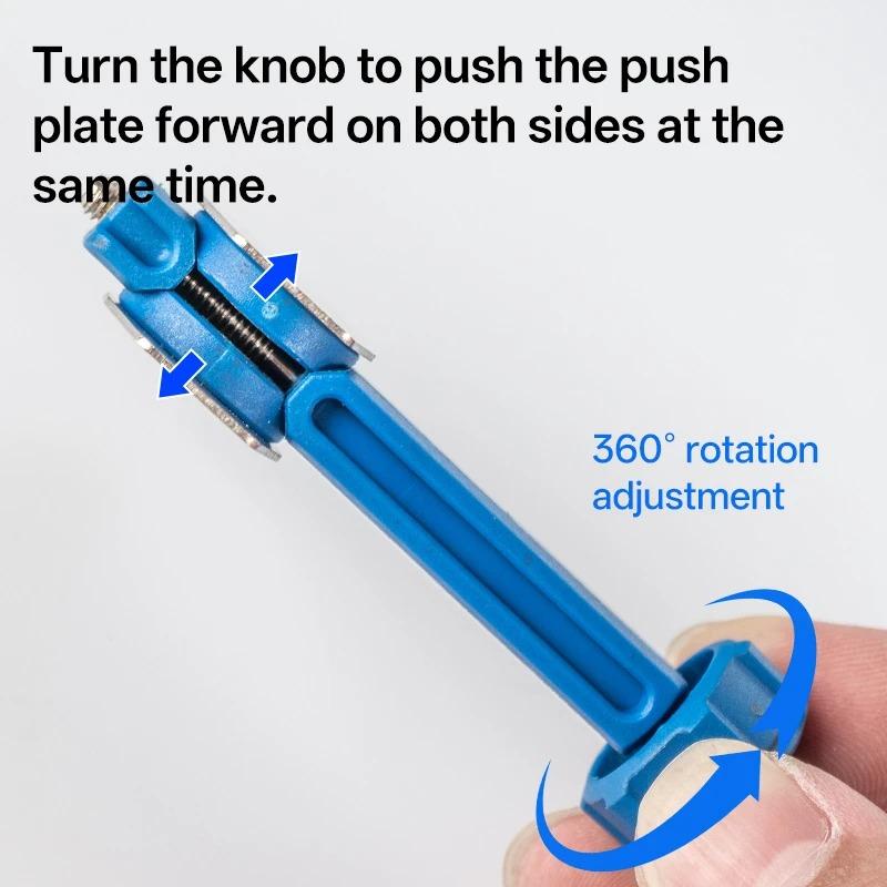 Smooth Magnetic Steel Bicycle Brake Pad Spreader Tool 360° Rotatable Bike Oil Disc Piston Reset Hydraulic Brake Caliper Piston