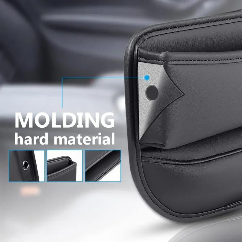 1PCS Storage Box Multifunction Car Seat Gap Filler Leak-proof Storage Bag Cup Holder PU Leather Seat Slot Organizer Box