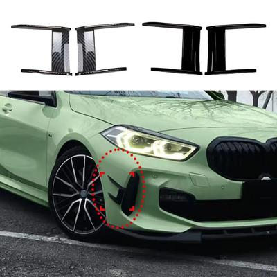 Car Front Bumper Side Spoilers For BMW 1-Series F40 118i M135i 128ti 120d Air Vent Splitter Lip Spoiler Wind Knife N2E7