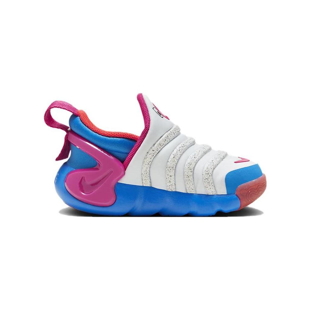 Nike Dynamo Go Soft Sole Comfortable Versatile Lightweight Non-Slip Low-Top Walking Shoes Baby Shoes White Blue Pink FB9099-400