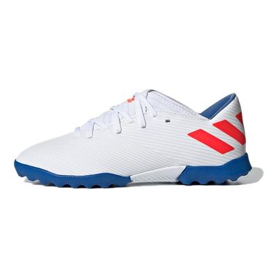 Messi 19.3 Turf J Comfortable Casual Durable Low Top Kids Soccer Shoes Kids Soccer Shoes White Blue Red F99930
