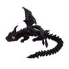 DYS 3D Printed Articulated Dragon Figurine with Adjustable Wings and Unique Eyes, Movable Joints Sculpture for Home Decor Fantasy Gift Lovers