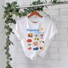 New Women's Round-neck Loose Short-sleeved Casual Pure Cotton T-shirt