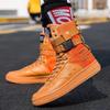 Punk Style Ankle Boots Mens Couple Streetwear Buckle Strap Designers Men Casual Shoes Platform Man Sneakers Shoes for Men