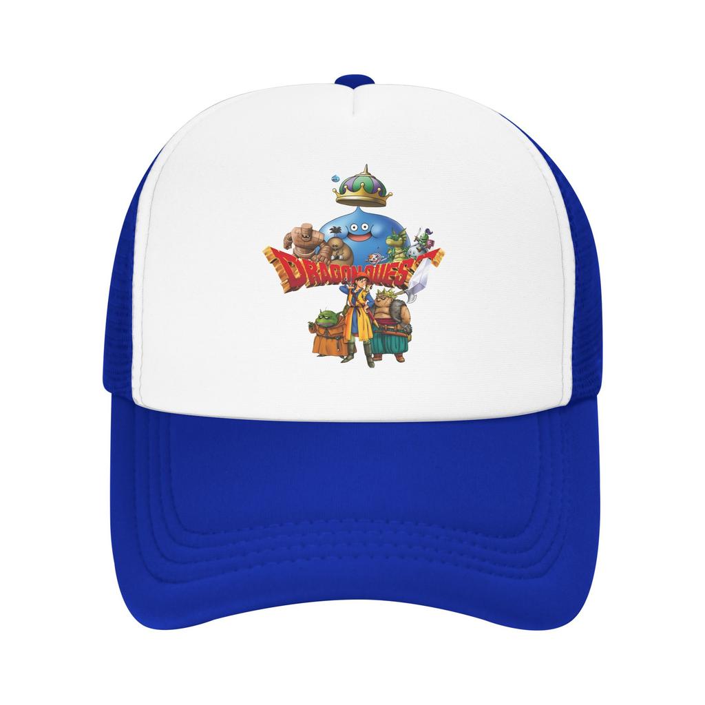 Dragon Quest slime Foam Trucker Hat Unisex Cooling Breathable Mesh Golf Cap Hat Sturdy Sun Hat Adjustbale