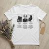 Vintage Edgar Allan Poe Black Cat The Raven TShirts Unisex Round Neck 100 Cotton T Shirts Short Sleeve Tees Gift Idea Clothes