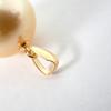 [New] K18 South Sea White Pearl Golden Pearl Pendant Top/j33-12