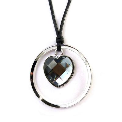 [M1989] - Grey 'Love' Designer Necklace