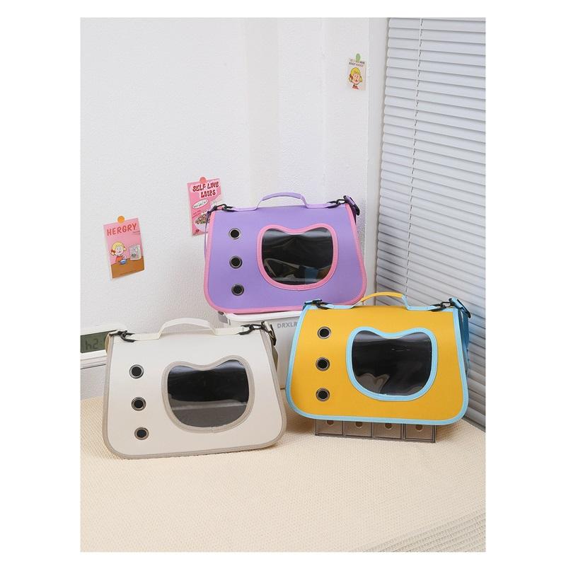 Pet Bag Outing Carrying Bag For Dogs And Cats Messenger Car Small Dog Breathable Large-capacity Side-opening Single-shoulder Cat Bag
