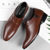 Menn PU-skinnsko Formell kjole Sko for menn Plus Size Fest Bryllup Kontor Arbeidssko Slip on Business Casual Oxfords