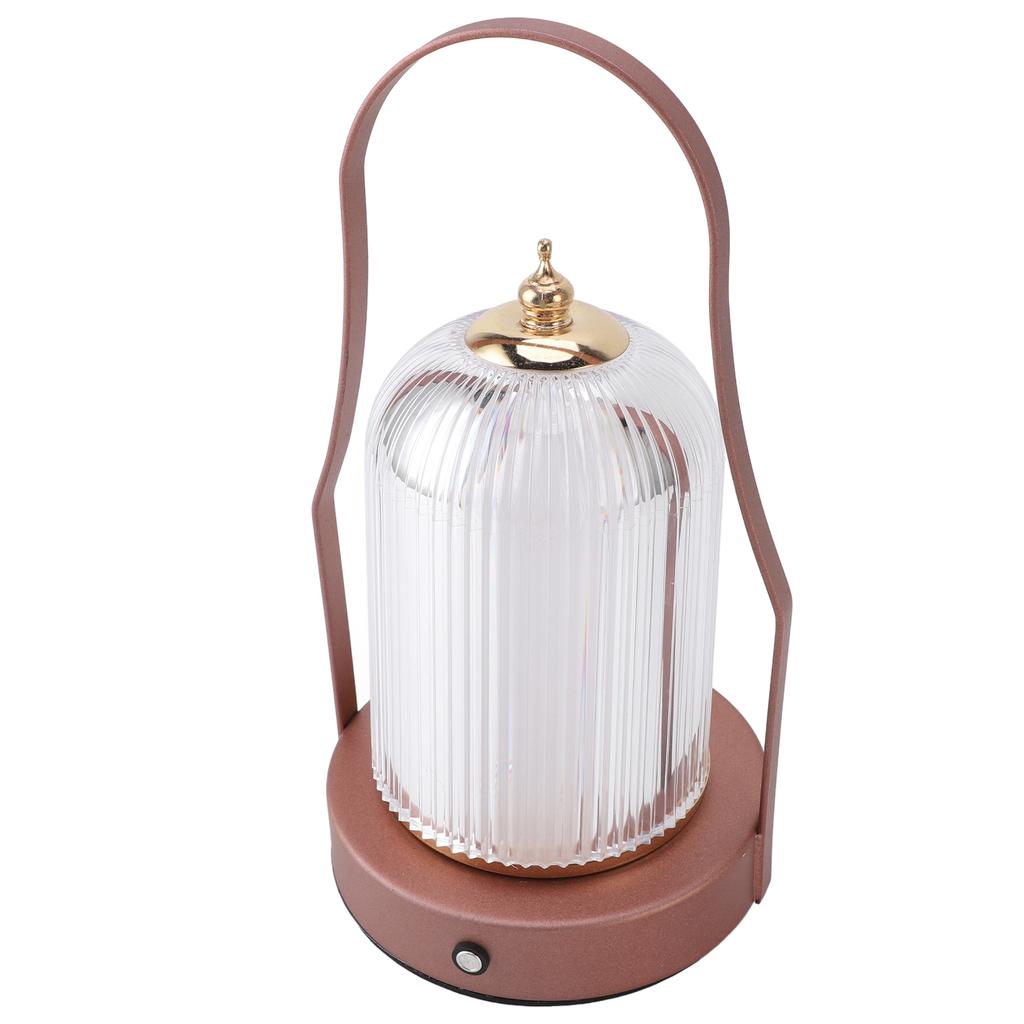 Table Lamp Portable USB Charging 3600mAh Touch Control Stepless Dimmable 3 Color Temperature Cordless Lantern for