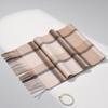 Winter 100% Cashmere Scarf Women Tassels Warmer Shawls And Wraps Echarpe Pashmina Ladies Camel Plaid Scarves
