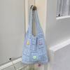 Chic Cross-Border Woven Tote: Casual, All-Match Knitted Handbag for Summer Travel