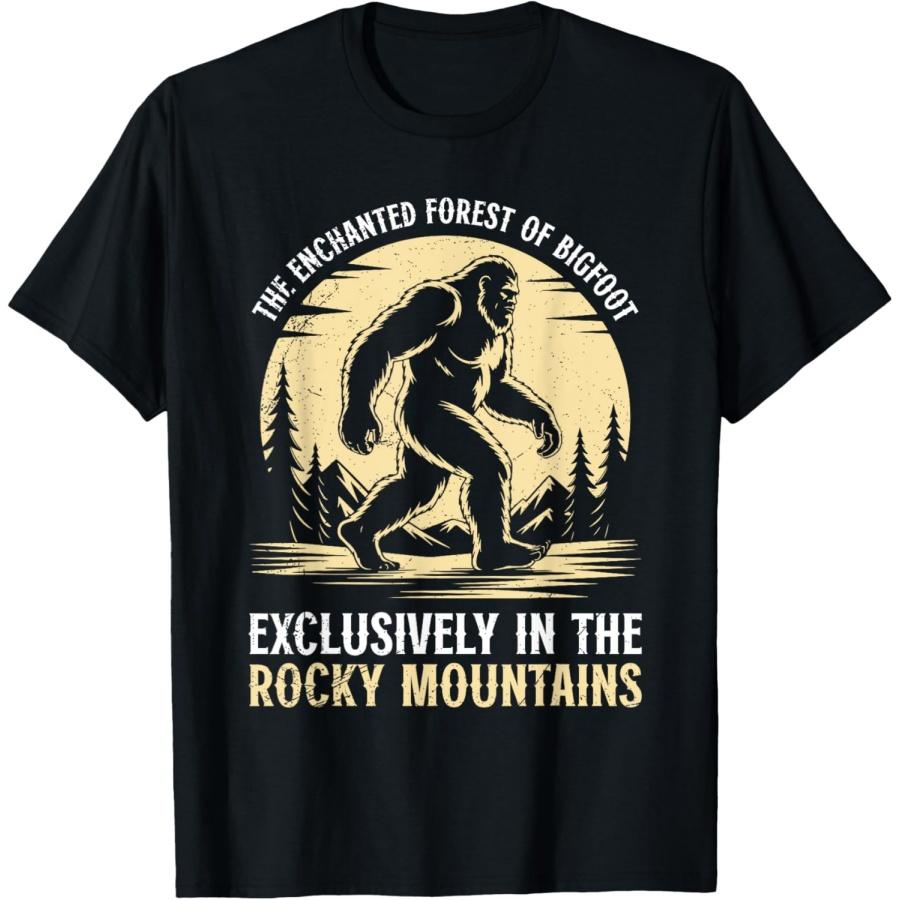 Colorado BIGFOOT EXCLUSIVELY IN THE ROCKY MOUNTAINS T-Shirt