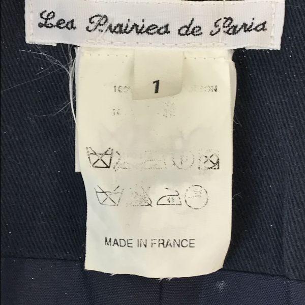 Les Prairies de Paris France Sten Collar Buttonless Jacket Women’s 1 S Navy Coats(USED)