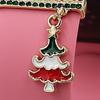 Watch Band Decoration Ring Festive Enamel Colorful Geometric Smooth Decorative Gift Christmas Tree Santa
