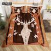 Deer Animal Duvet Cover Set Twin Queen Size Butterfly Flowers Bedding Set Microfiber Moon Galaxy Comforter Cover For Girls Teens