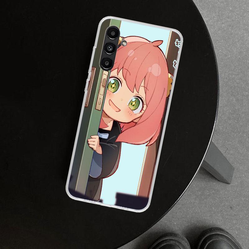 S-Spy Family Anya Phone Case Cover for Samsung Galaxy A17 A16 A26 A36 A56 A57 A37 A15 A25 A35 A55 A14 A24 A34 A54 A13 A23 A33 A5