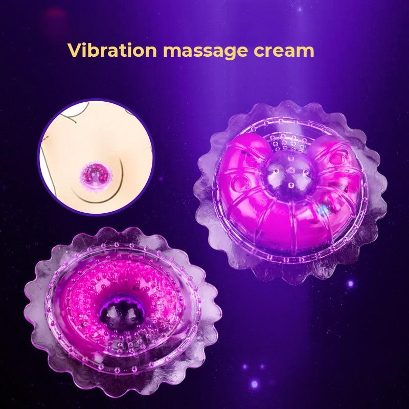 1 pár návleků na bradavky Vibrátor Stimulátor ženského prsu Sexy samolepky Produkty pro dospělé Sexy hračky pro páry Sex
