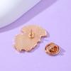 Lustige Niedliche Anime Schwarz Weiß Farben Hexe Katze Emaille Anstecknadeln Maus Mond Umhang Magie Rosa Halloween Goldene Pins