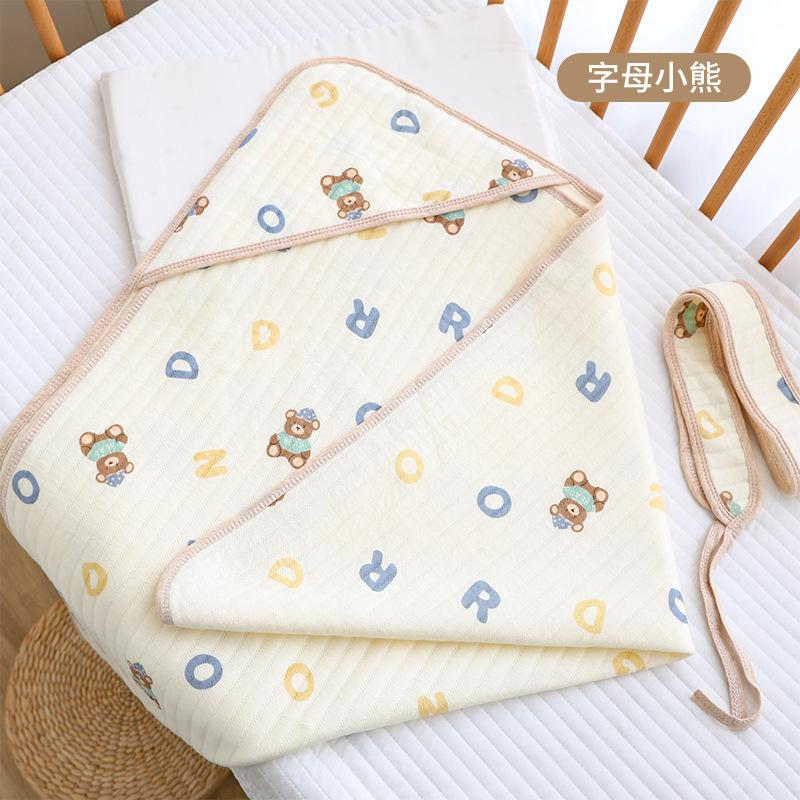 Baby Cushion Air Cotton All-Season Universal Newborn Delivery Room Quilt Breathable Baby Anti-Startle Swaddling Anti-Kick Quilt
