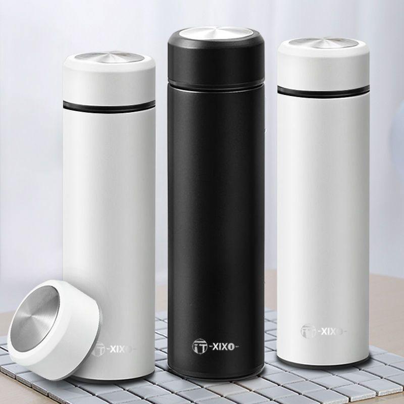 Portable Water Cup Thermos Cup 500ml Vacuum Flasks Portable Stainless Steel Thermos Cup Water Bottle Travel Tea Mug Office Thermos Cup