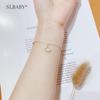 Niche Design: Timeless Thin Bracelet for Women - Fashionable, Simple, and Elegant Best Friend Bangle Jewelry.