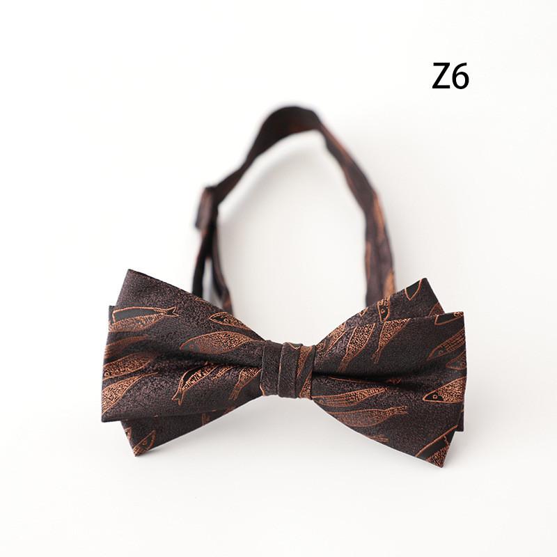 Klasyczny poliestrowy krawat w kwiaty dla mężczyzn, w formalnym stylu, na wesela